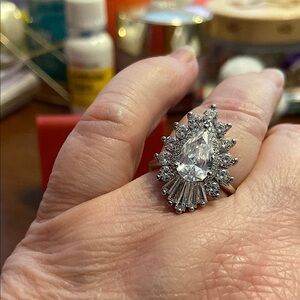 Gorgeous new cocktail CZ ring